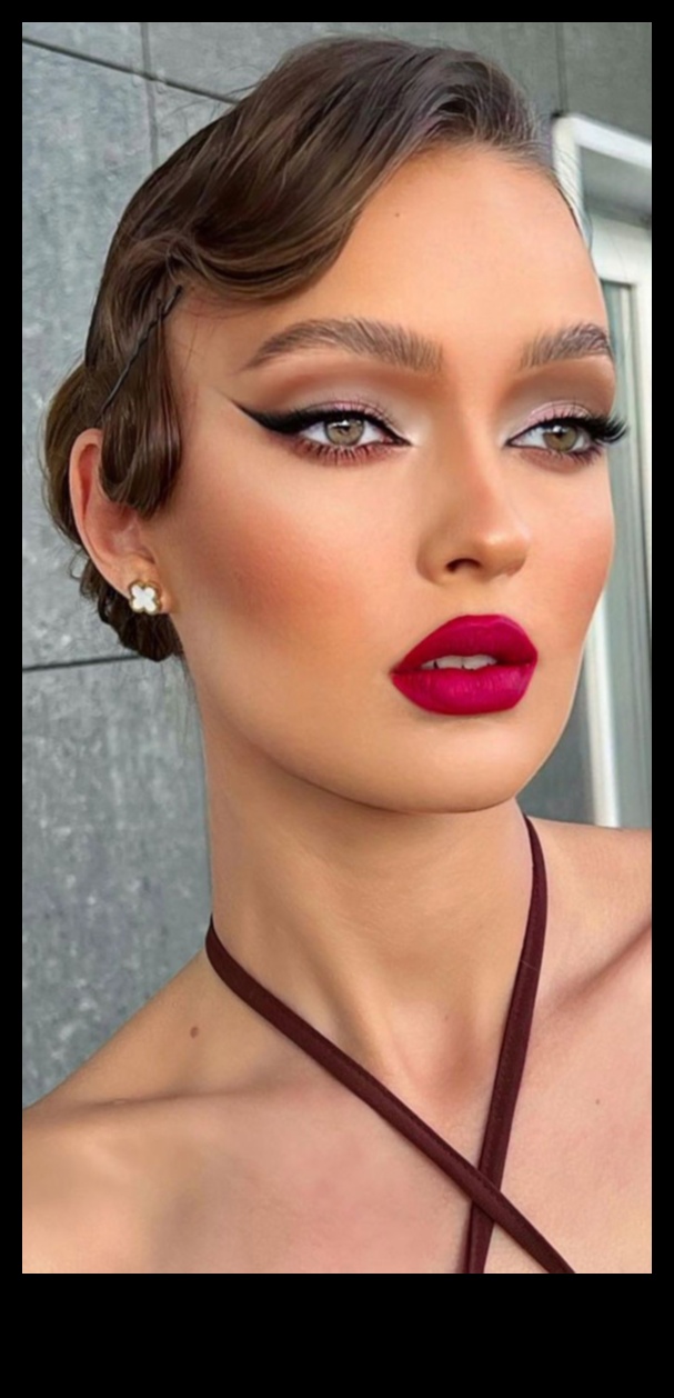 Glam satiekas ar retro modernu skatu uz vintage vakara grimu 4 Glam Meets Retro: Vintage ietekmes izpēte vakara grima stilos