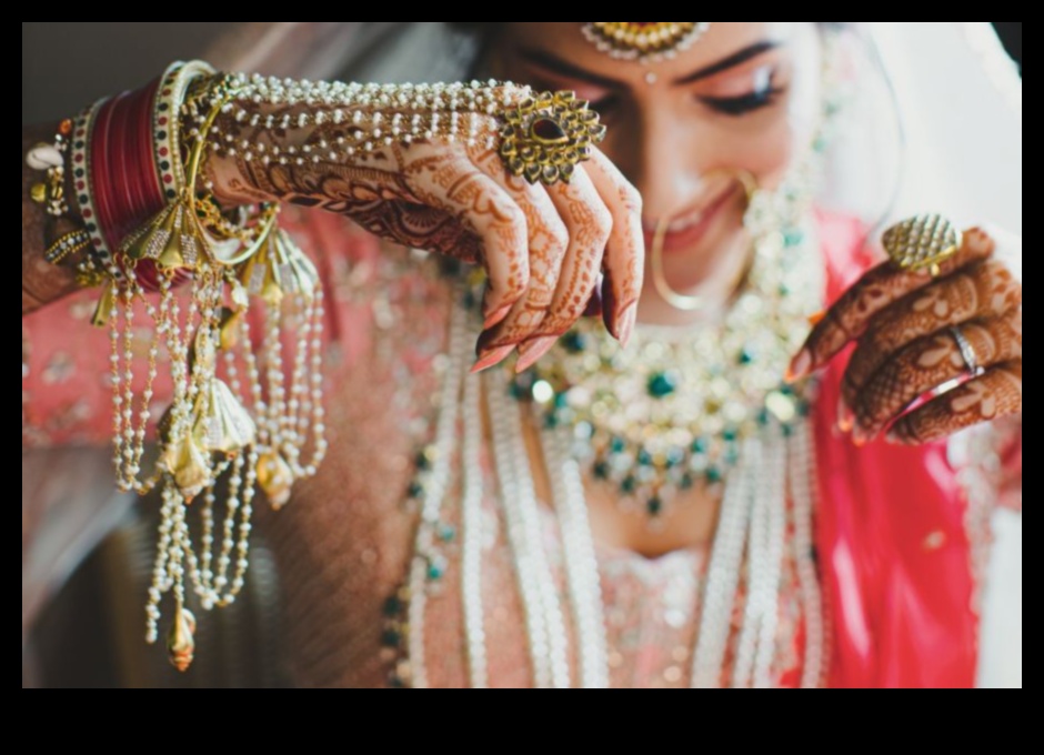 Apžilbinošas detaļas: līgavu rotu detaļas