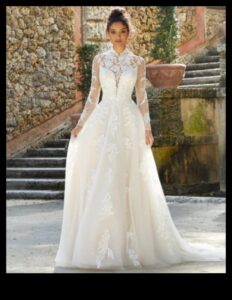 Regal Reverie: Princeses kāzu kleitas perfektums